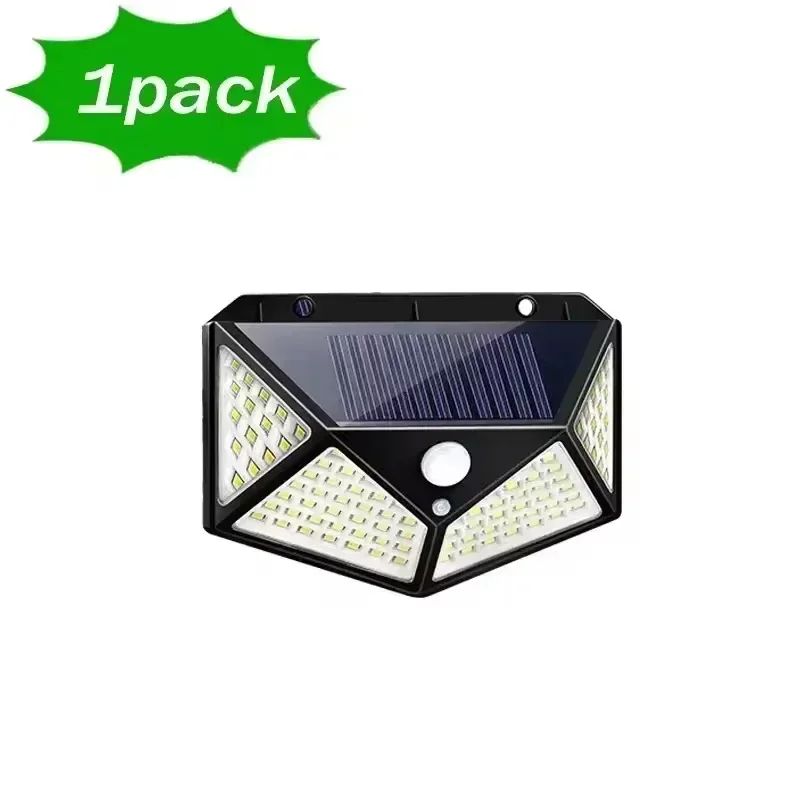 100 LED Solar Motion Sensor Outdoor Wall Light