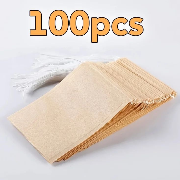 300 Piece Drawstring Filter Bags for Coffee and Loose Leaf Tea
