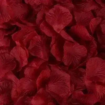 Artificial Red Rose Petals for Weddings and Romantic Party Decor