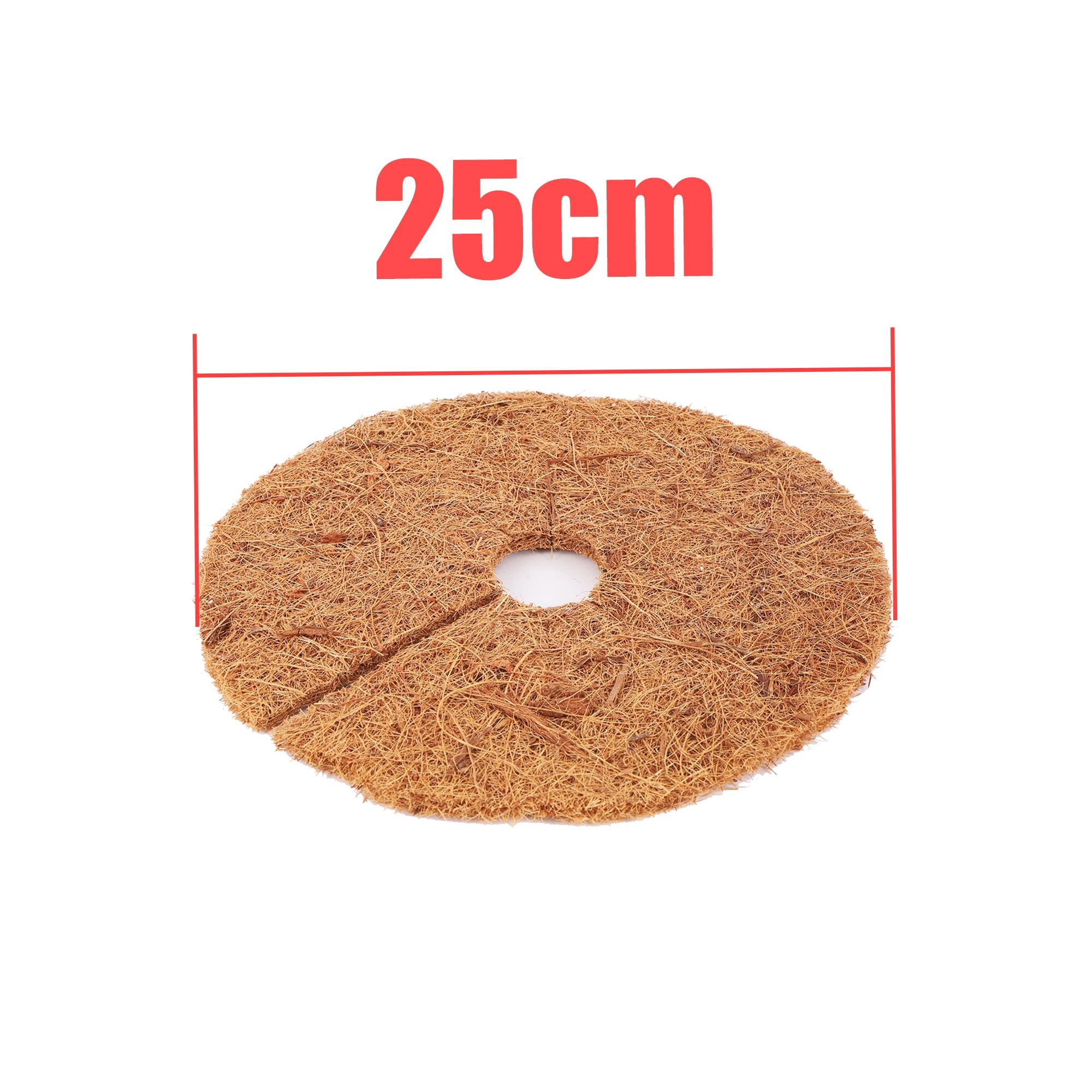 Natural Coconut Fiber Mulch Disc for Flower Pots and Trees