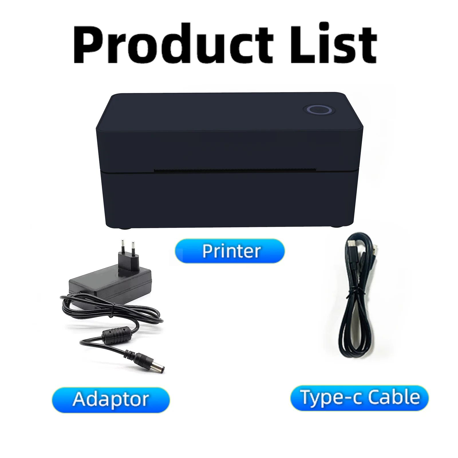 4x6 Bluetooth Thermal Shipping Label Printer for Phones and Computers