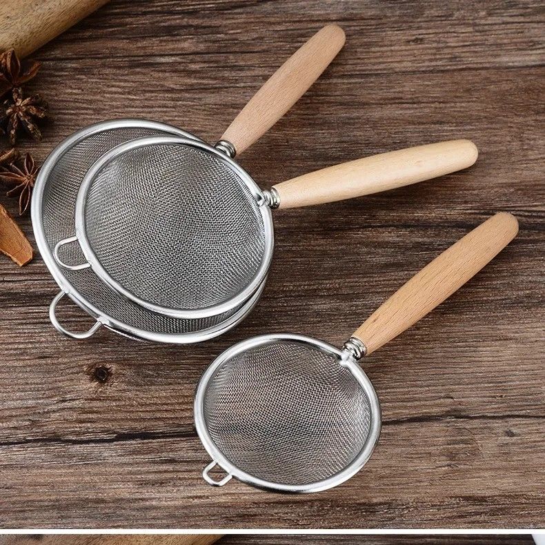 Premium 304 Stainless Steel Mesh Filter Spoon with Wooden Ha | Inspire ...