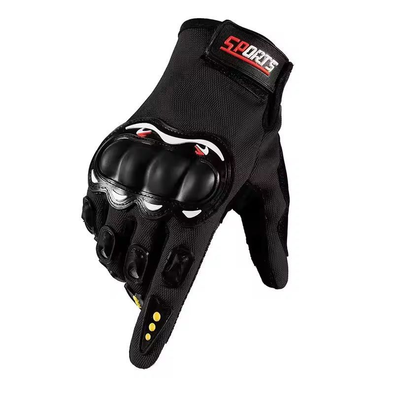 RiderShield Full-Finger Touch-Screen Motorcycle Gloves – Mens Off-Road Protection