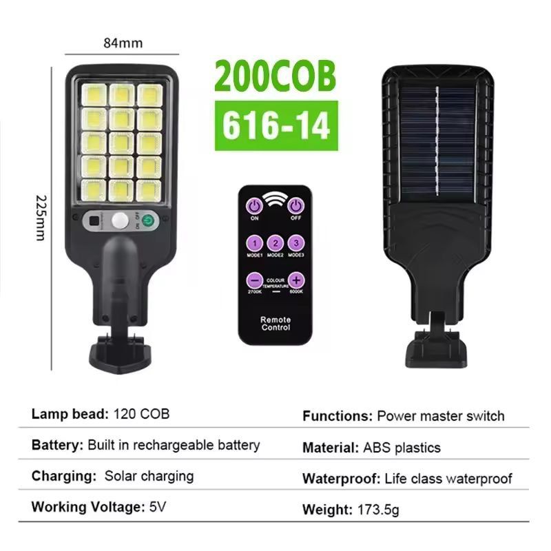 BrightGuard Solar Motion Security Light – Outdoor 3-Mode Waterproof Garden Yard LED Lamp