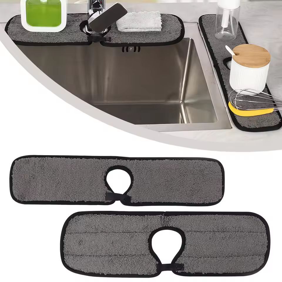 Ultra-Absorbent Faucet Splash Guard & Counter Shield | Inspire Uplift