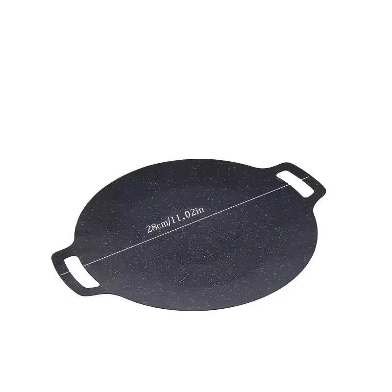 Ultimate Korean BBQ & Grill Pan – Nonstick Aluminum Round Griddle for Indoor & Outdoor BBQ