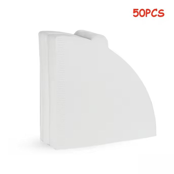 Eco-Friendly Cone Paper Coffee Filters, 2-4 Cup Disposable Drip / Pour-Over Se