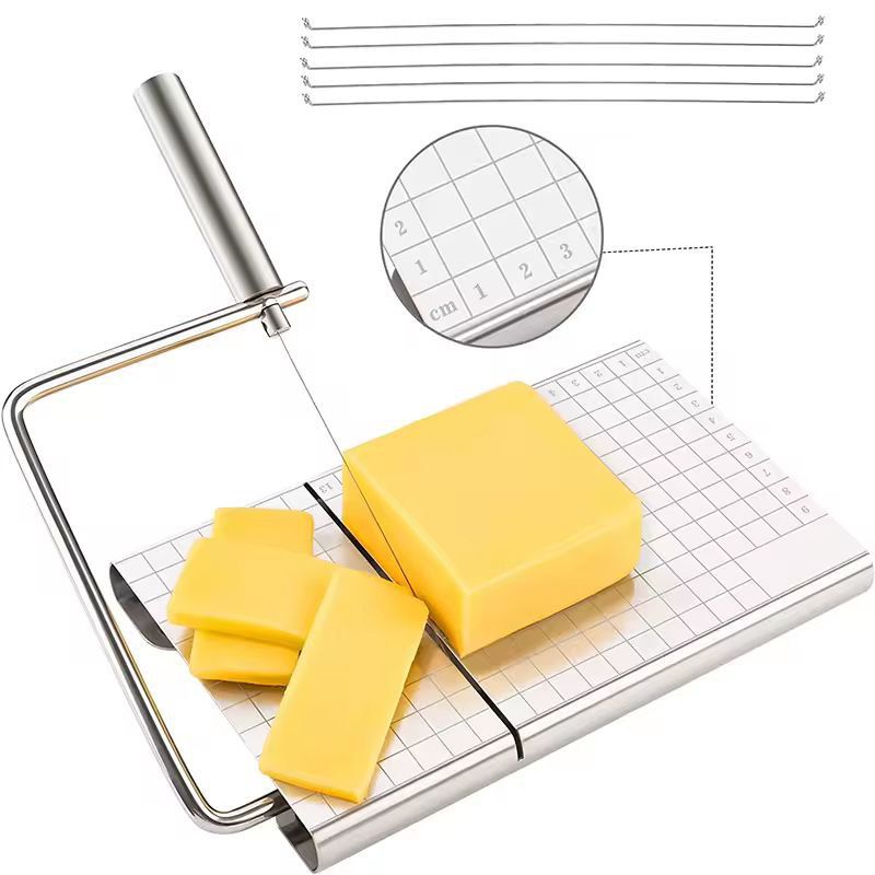 Ultra-Slice Adjustable Wire Cheese Cutter & Block Board