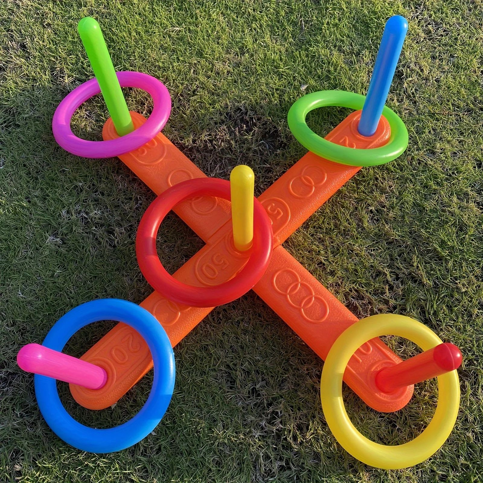 Stackable Ring Game Family-Friendly Ring Toss & Stacking Game - Indoor & Outdoor | Inspire ...