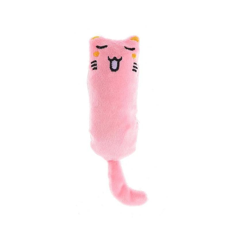 CozyPaws Plush Catnip Toy - Interactive Cat & Kitten Plush Toy for Play & Teeth Grinding