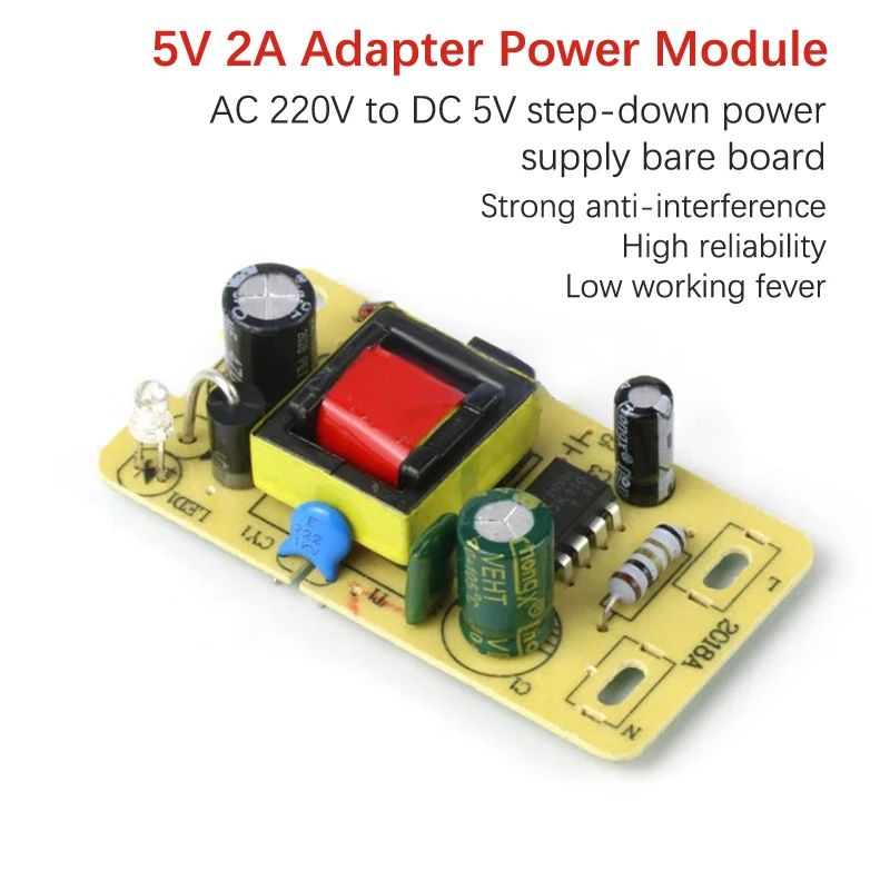 Compact 5V 2A Switching Power Supply Module for DIY Electron | Inspire ...