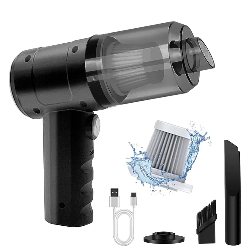 15000PA Cordless Compressed Air Dust Collector & Portable Mini Vacuum