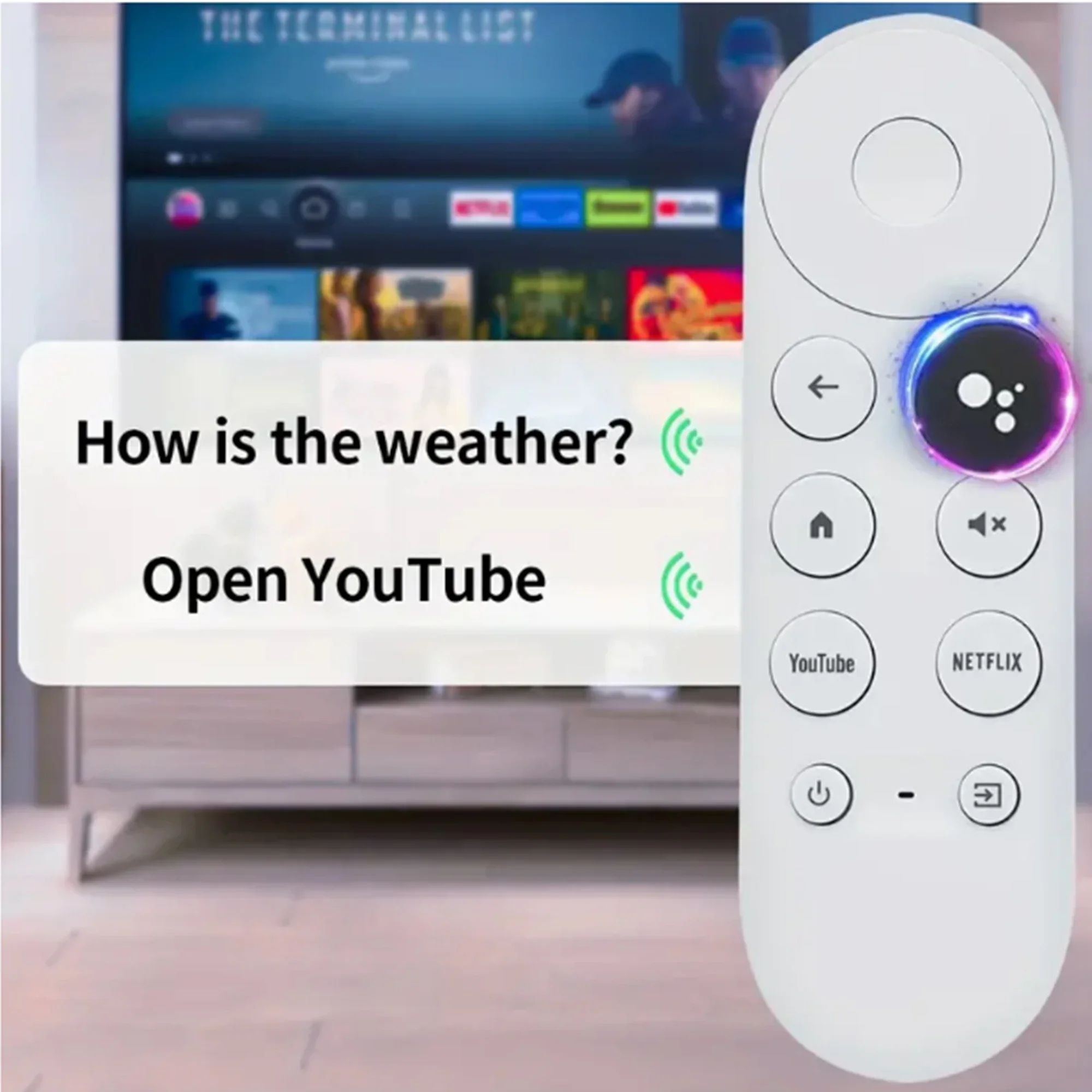 Replacement Voice Remote for Google Chromecast 4K – Seamless Control, Zero Hassle
