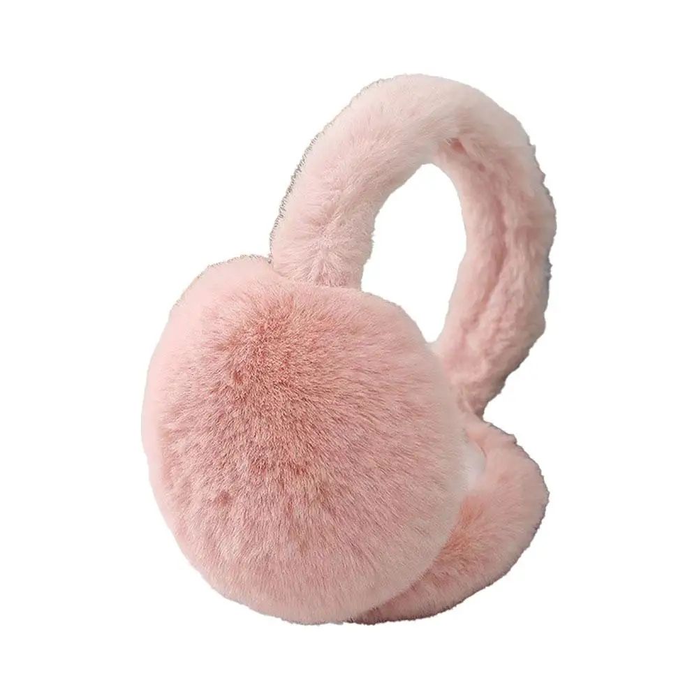 Winter Plush Ear Warmers – Adjustable Foldable Unisex Earmuffs for Cold Weather