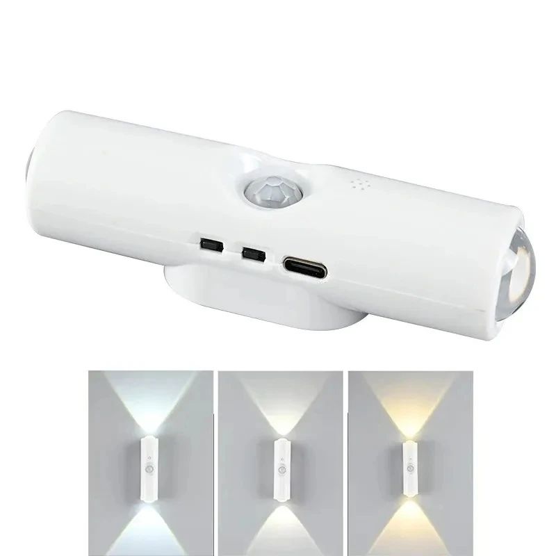 Smart RGB Motion Sensor Wall Light – Magnetic LED Night Light for Stairs & Hallways