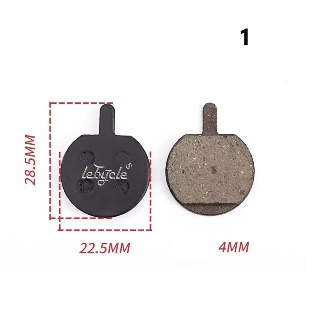 Universal MTB Disc Brake Pads Pair – Quiet, Strong-Stopping mountain bike brake pads for Road & MTB
