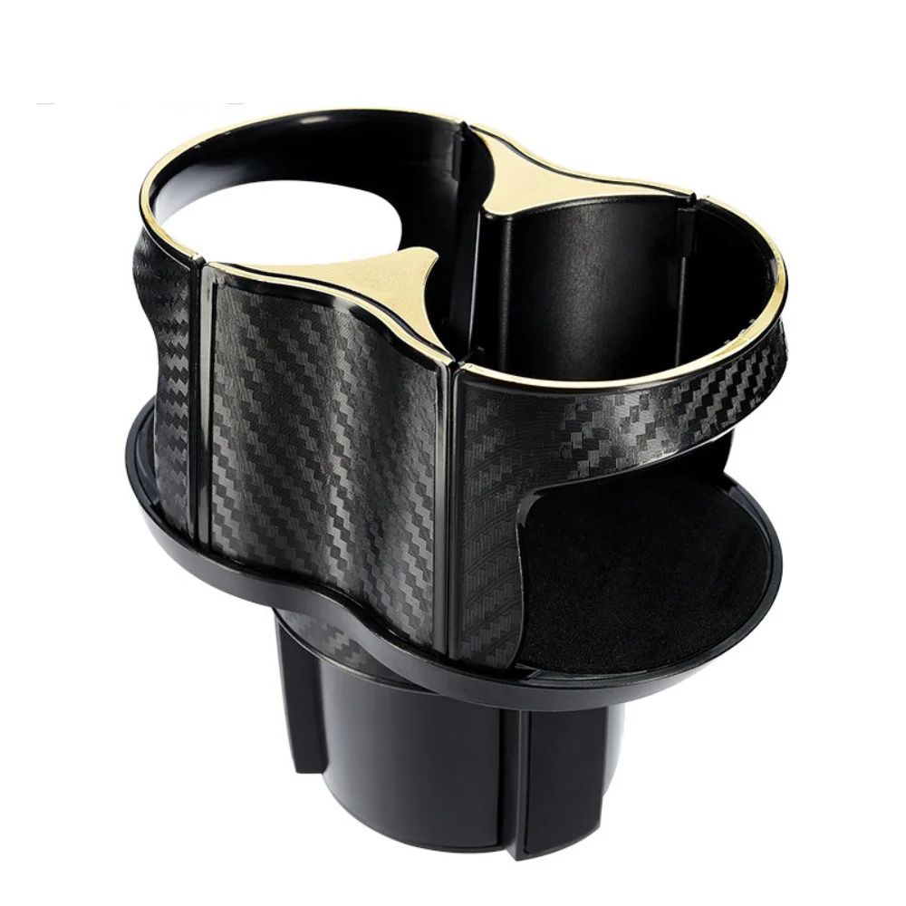 2-in-1 Car Cup Holder Expander & Organizer - Adjustable Cup Holder Adapter for Large Bottles