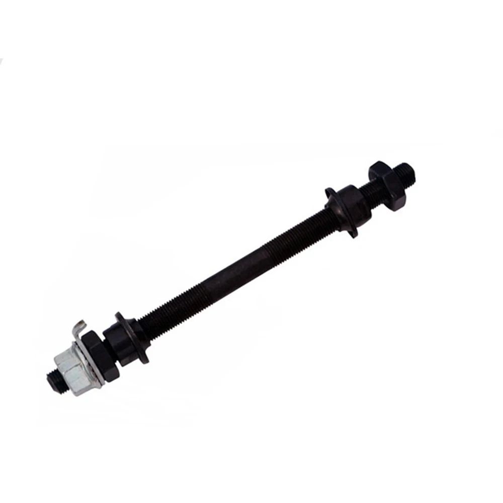 150mm/180mm Mountain Bike Axle Solid Steel Wheel Hub Axle Replacement (Front or Rear)
