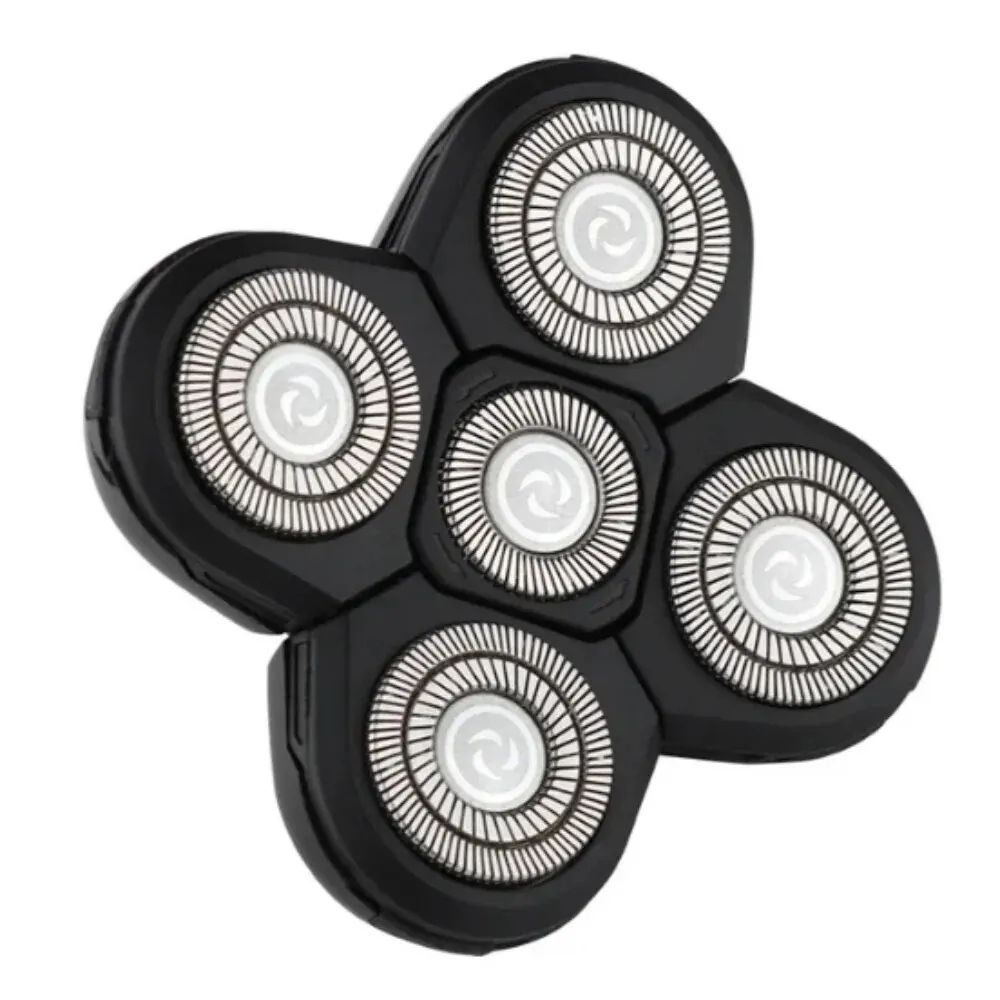 Washable Multi-Blade Rotary Shaver Replacement Head - Smooth-Glide Waterproof Spare for Mens Electric Razors