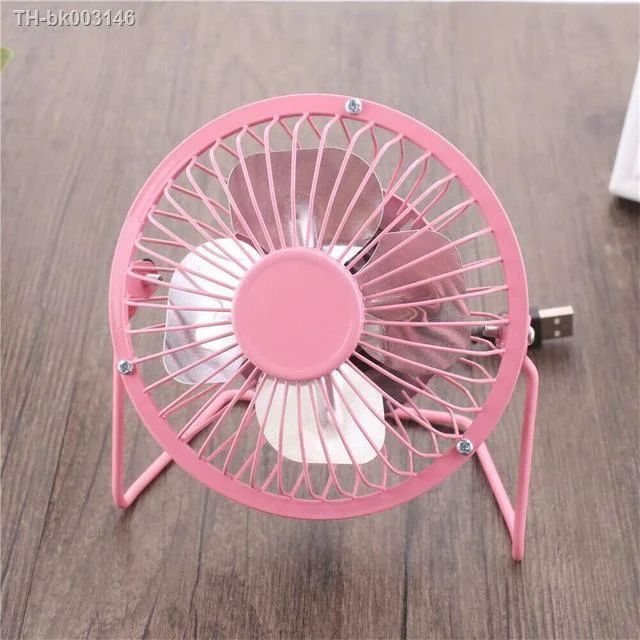4-Inch Metal USB Desk Fan – Portable Mini Cooling Fan for Home, Office & Travel