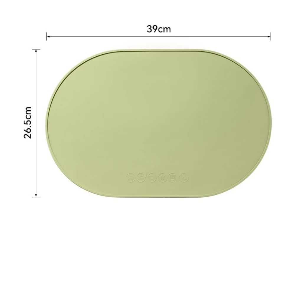 Heat-Resistant Silicone Placemat – Waterproof, Reusable, Easy-Clean Table Mat for Daily Dining