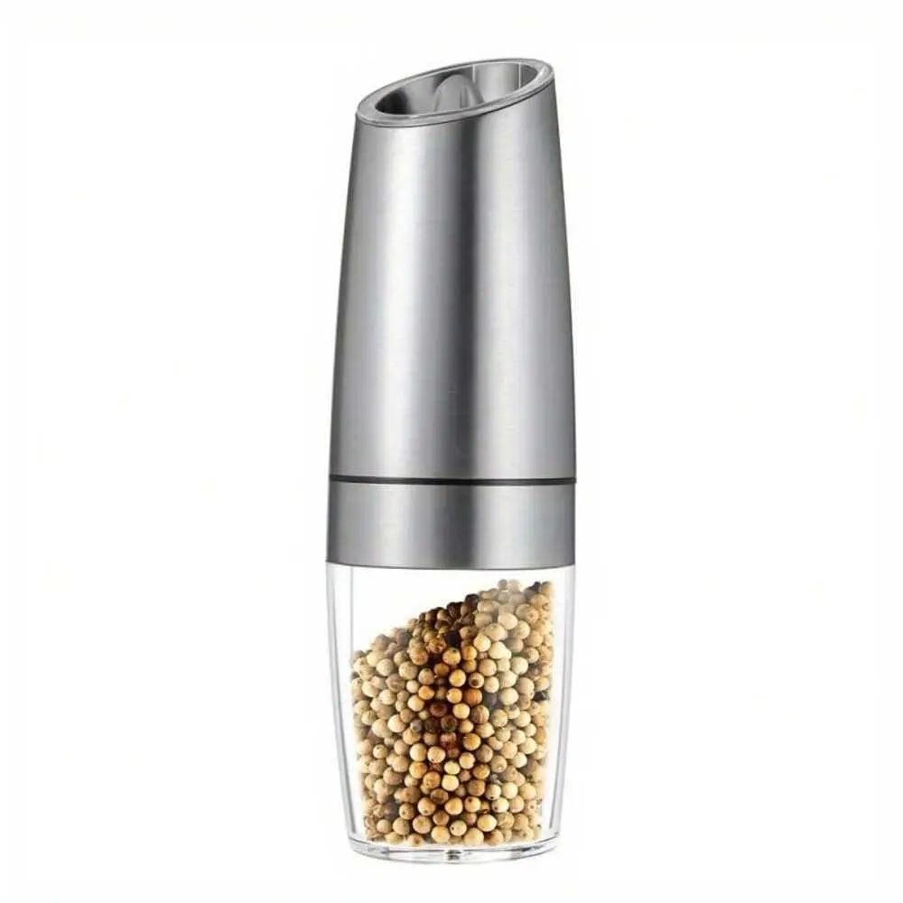 GravitySense Electric Salt & Pepper Grinder with LED Light and Adjustable Coarseness