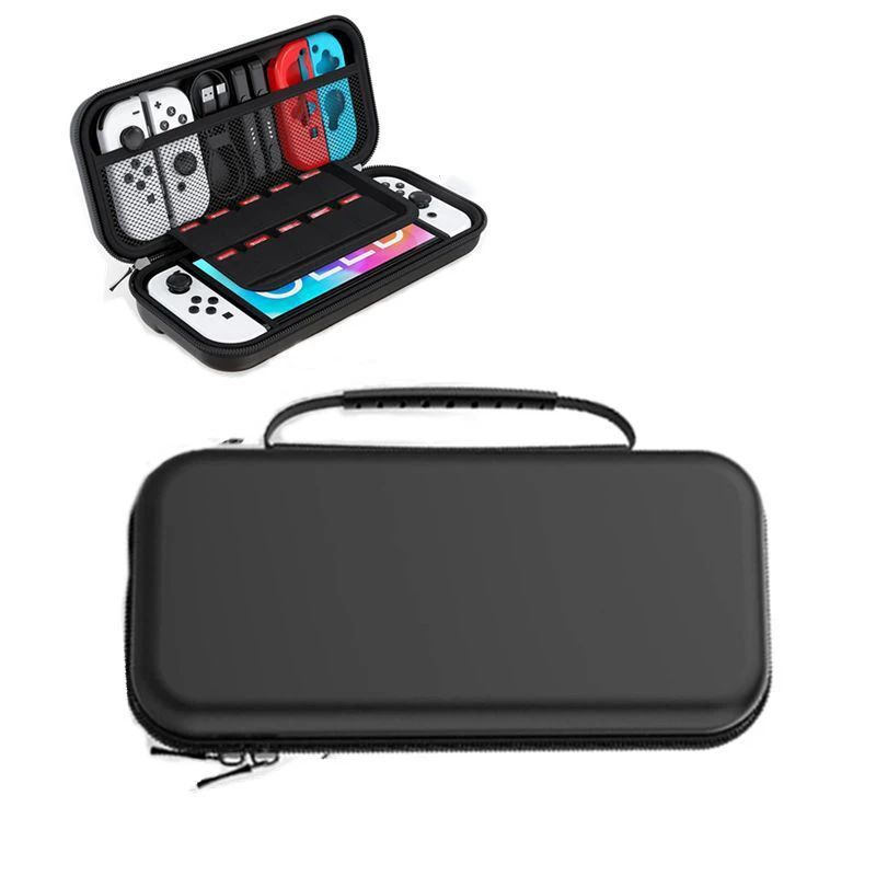 Portable Nintendo Switch carrying case – Waterproof Hard Shell Travel Bag (Fits Switch & OLED)