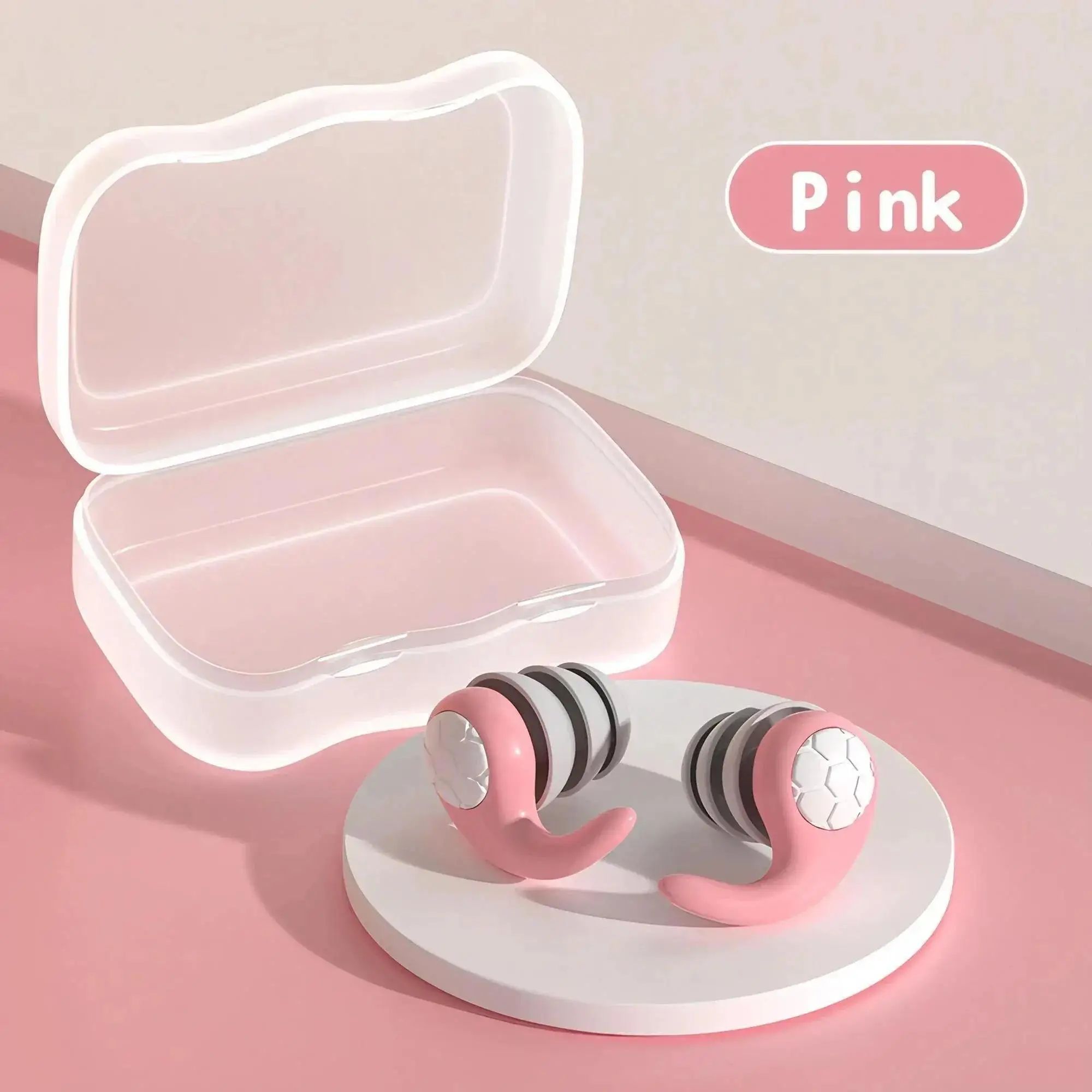 SoftSeal Silicone Ear Plugs for Sleeping & Swimming - Reusable Waterproof Comfort Fit (1 Pair)