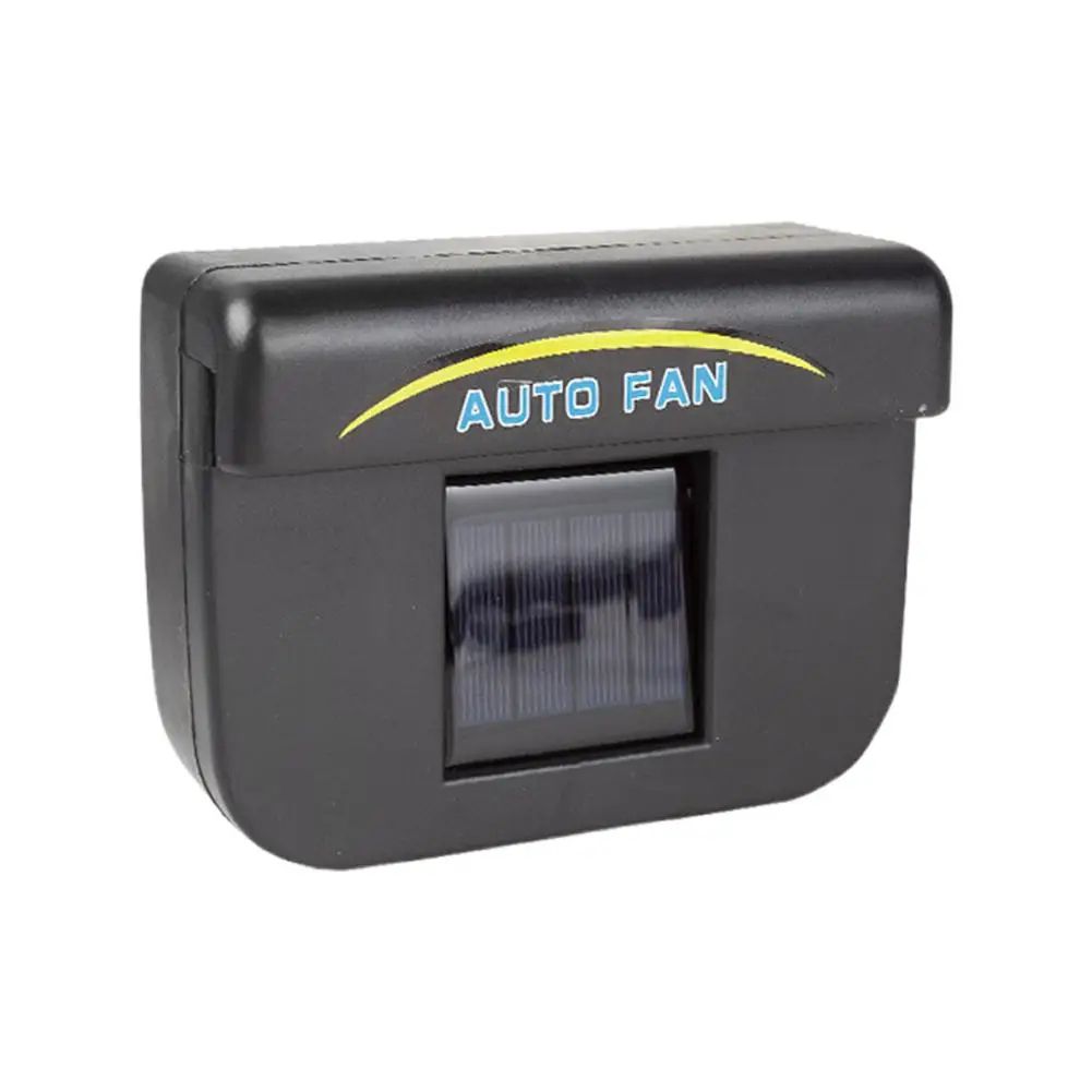 Solar Window Exhaust Fan for Cars - Heat & Odor Ventilation (Solar Car Ventilator)