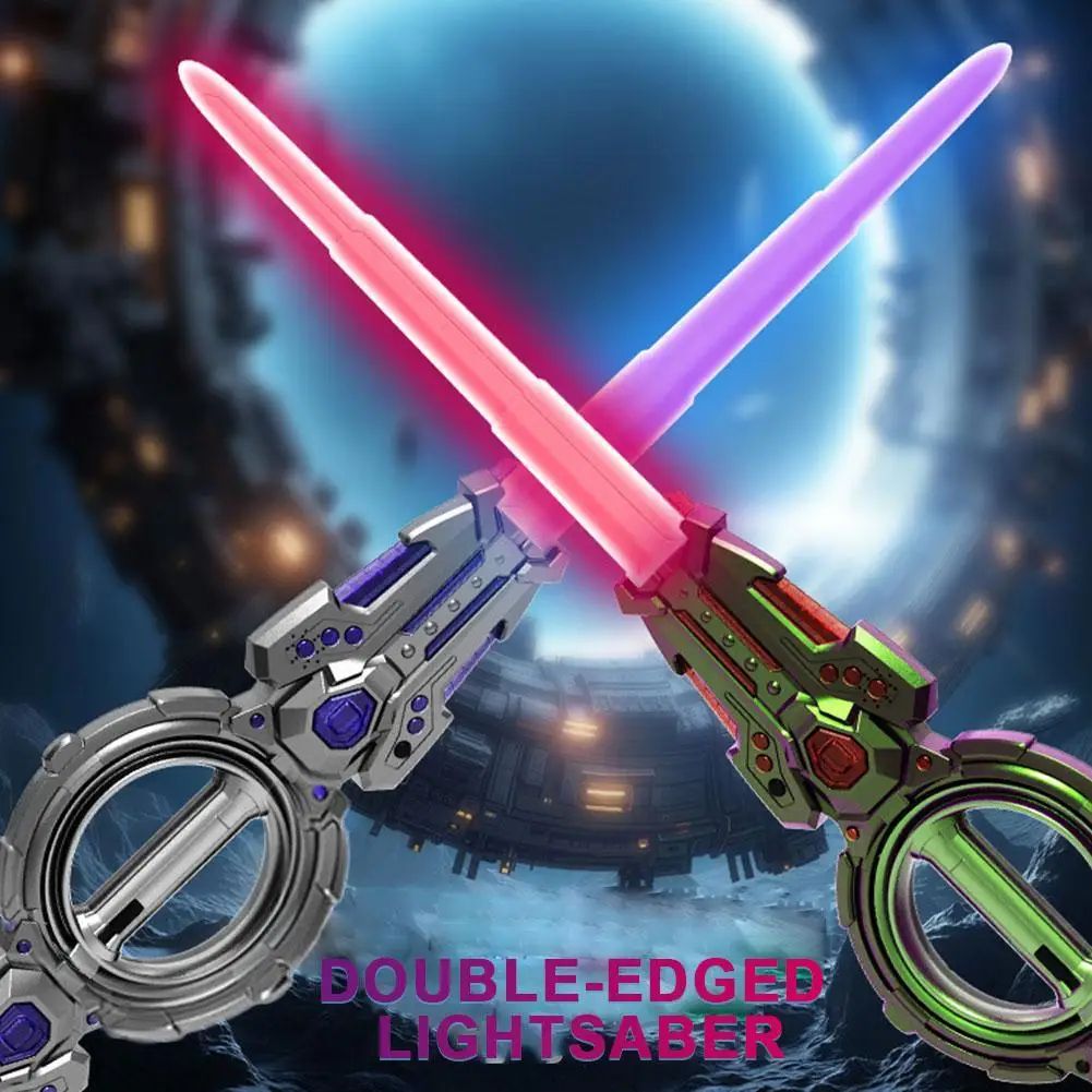 Led Light Sword Retractable Double-Blade LED Light Sword with Sound and Colo | Inspire ...