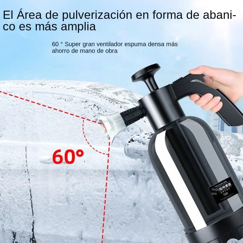2L Hand Pump Foam Sprayer for Car Wash & Window Cleaning (Manual Foam Cannon)