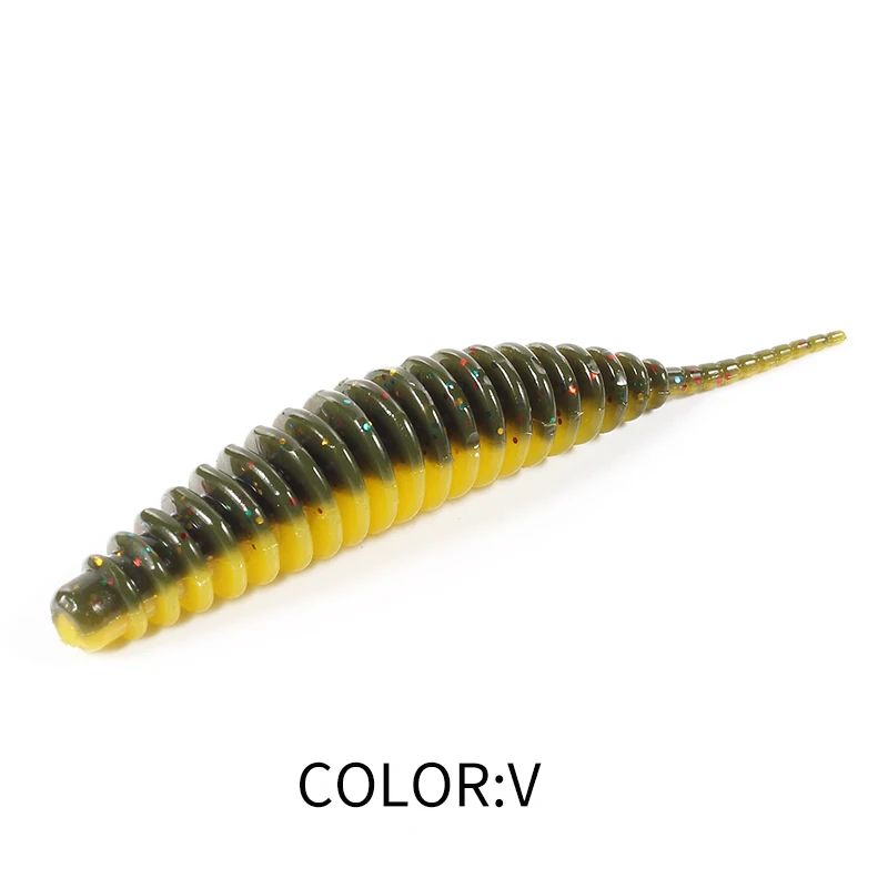 Tanta Soft Plastic Worm Bait 49mm or 65mm for Bass and Carp