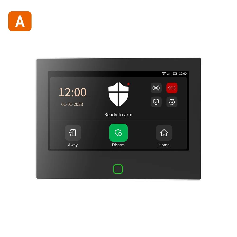 Staniot 7" Wireless home alarm system with WiFi 4G security alarm backup, 115dB Siren & 5000mAh Battery