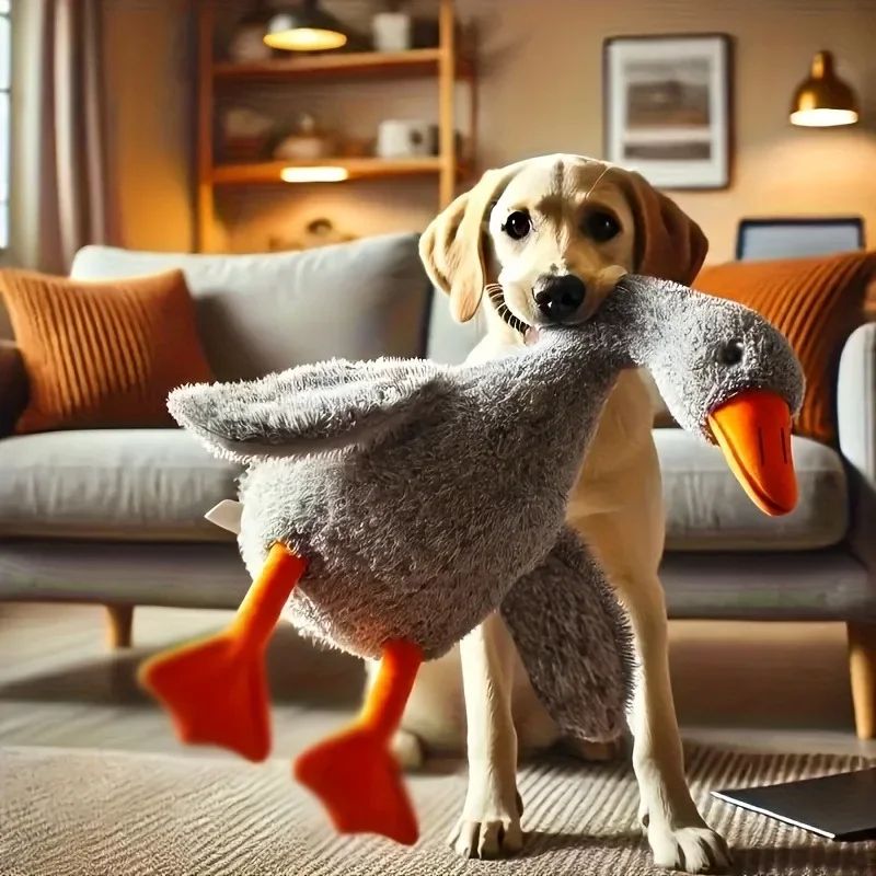 Calming Duck Plush Pet Toy (20 in) – Soft Duck Plush Dog Toy for Anxiety Relief & Cuddles
