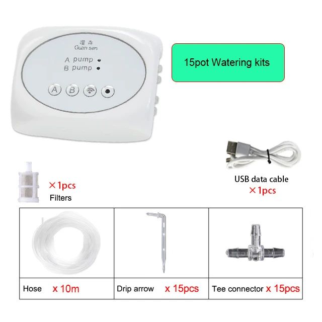 WiFi Smart Garden Irrigation Controller Kit – App-Controlled Automatic Drip Watering Timer