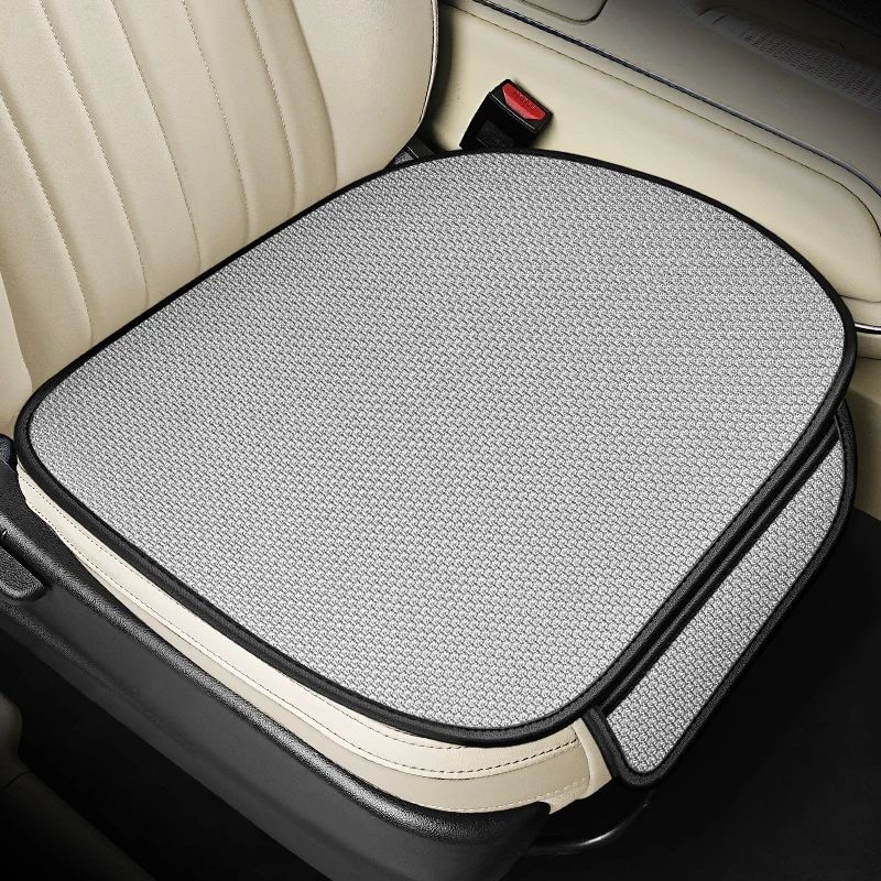 CoolRide Ice Silk Car Seat Cushion Cover - Breathable, Non-Slip, Universal Fit Comfort Pad
