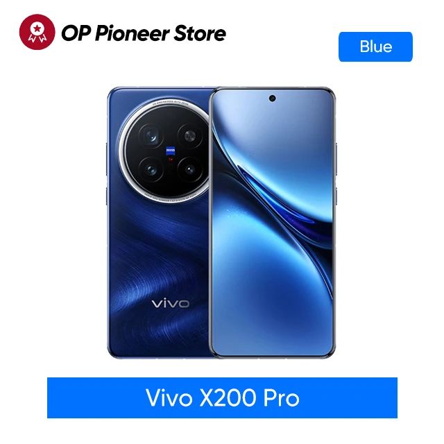 VIVO X200 Pro 5G AMOLED Flagship Phone - Dimensity 9400 smartphone with 120Hz Display, 6000mAh + 90W Fast Charge