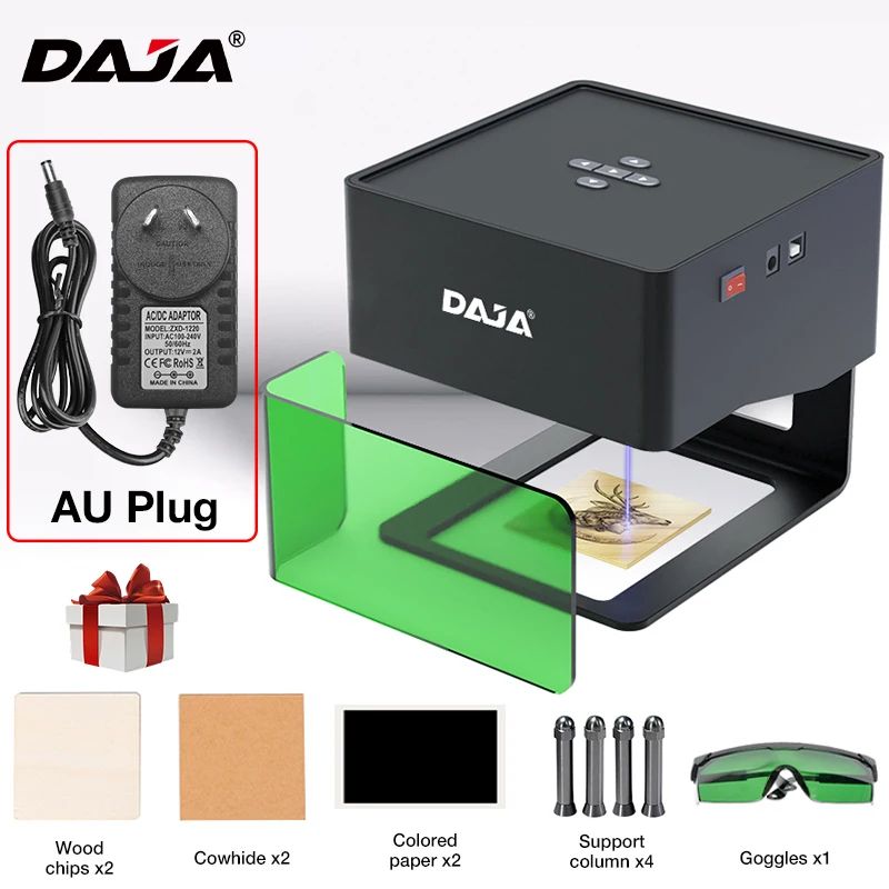 DAJA DJ6 Pro Mini Portable Laser Engraver - Bluetooth DIY CNC Engraving Machine