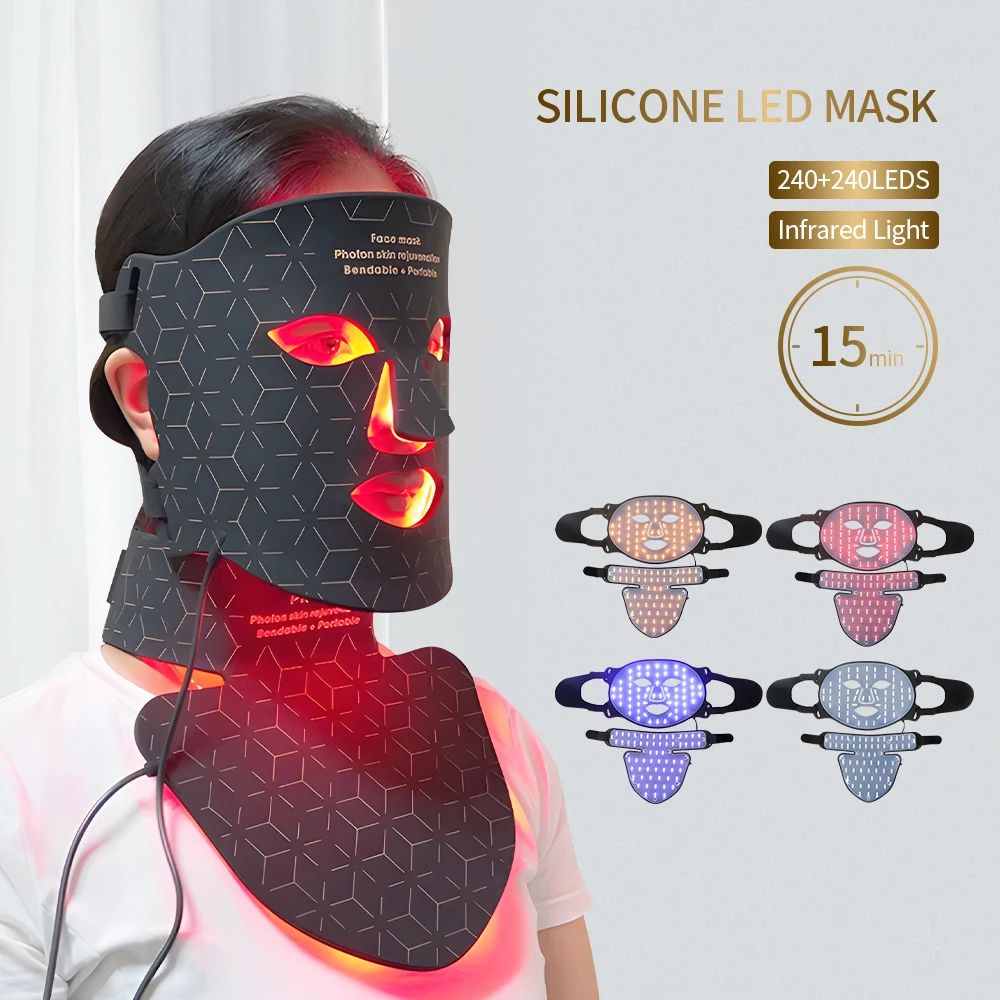 Advanced LED Phototherapy Facial & Neck Rejuvenation Mask – | Inspire ...