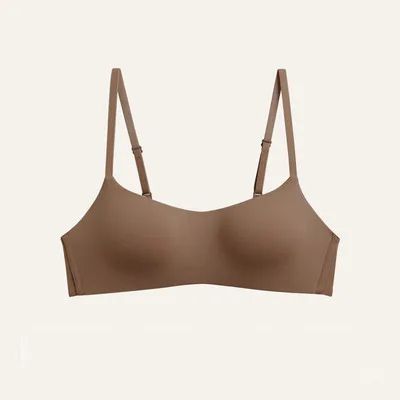 Seamless Half-Cup Push-Up Bra (Wireless Lift) for Small Chest - Smooth, Invisible Fit