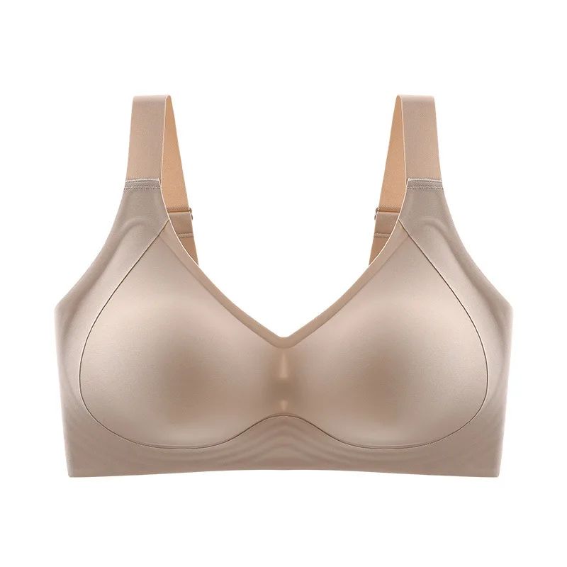 Seamless Push Up Wireless Bra – Plus Size Thin Cup Comfort Bralette M–6XL