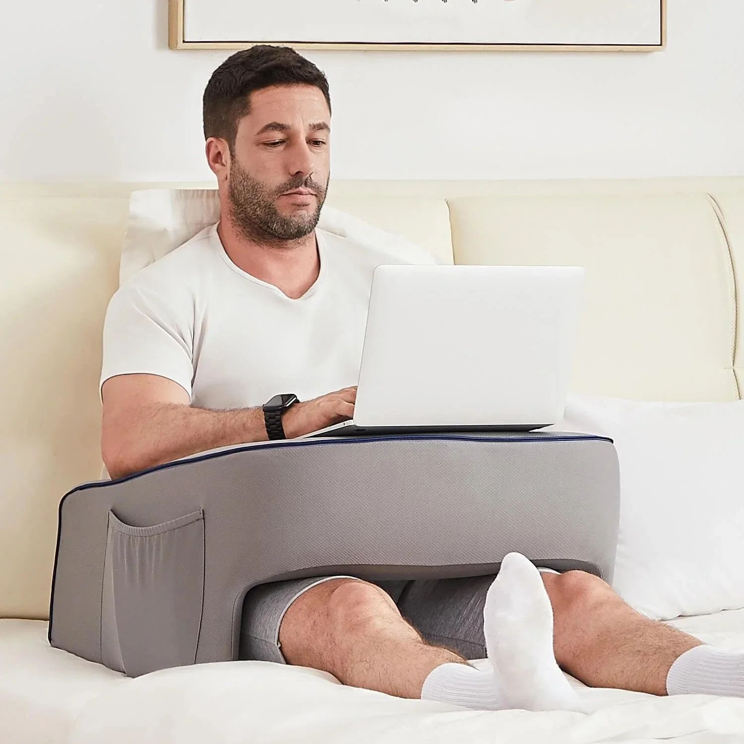ErgoRest Pro Gaming Lap Pillow & Memory Foam Reading Pillow for Bed