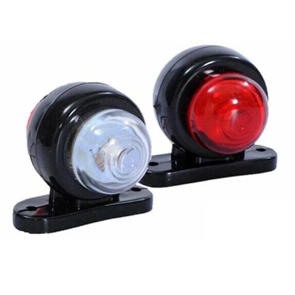 24V Dual-Color LED Side Marker & Truck Trailer Outline Marker Light Set (2-Pack)