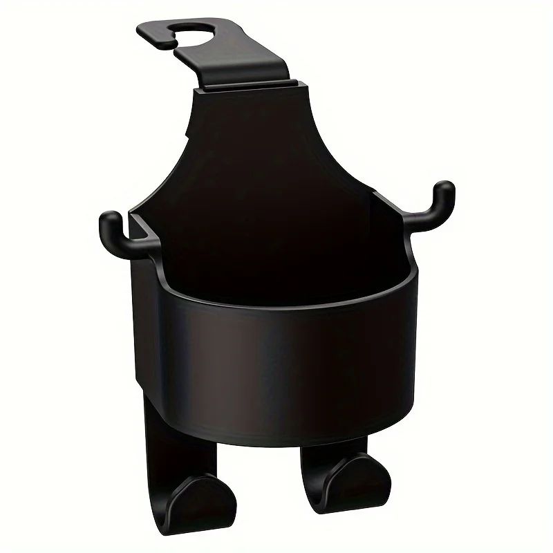 2-in-1 Car Seat Cup Holder & Hook Organizer for Back Seat