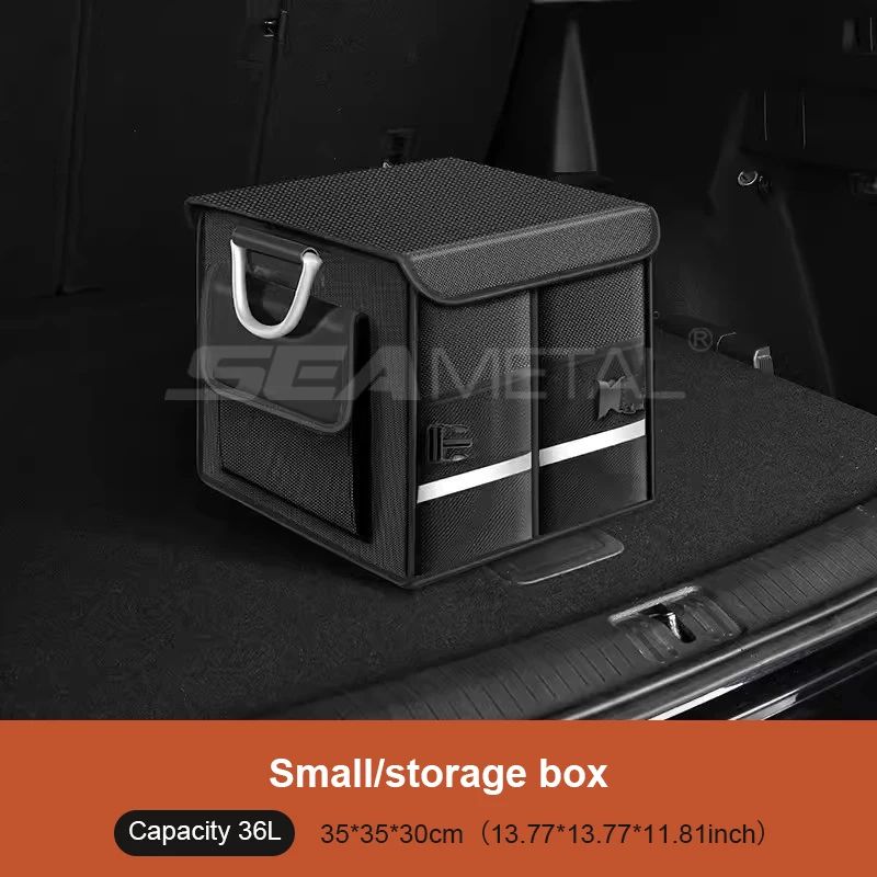 SEAMETAL 110L Car Trunk Organizer – Foldable Waterproof Trunk Storage Box for Camping & Travel