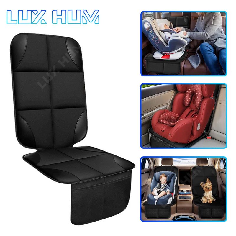 SecureRide Waterproof Car Seat Protector Mat for Baby & Child Safety Seats