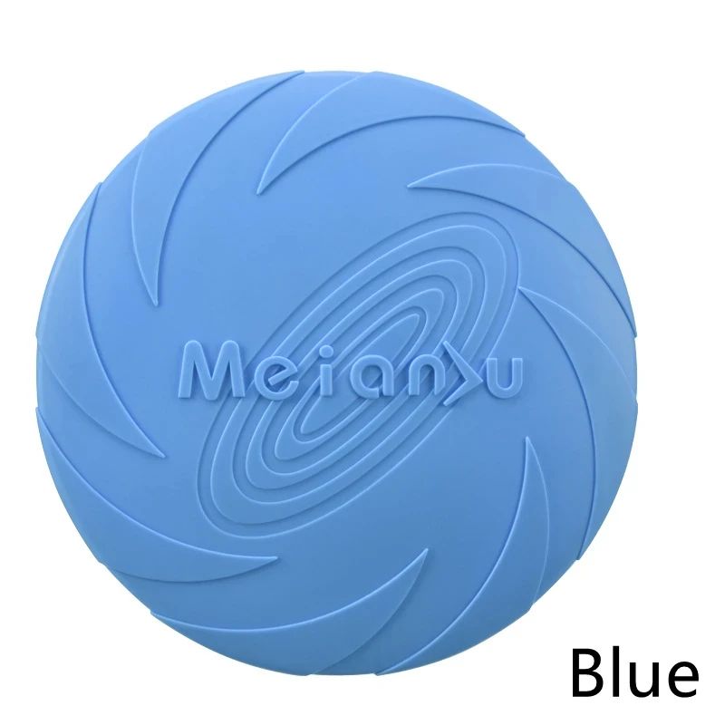 Durable Dog Flying Disc Silicone Dog Toy for Fetch and Training