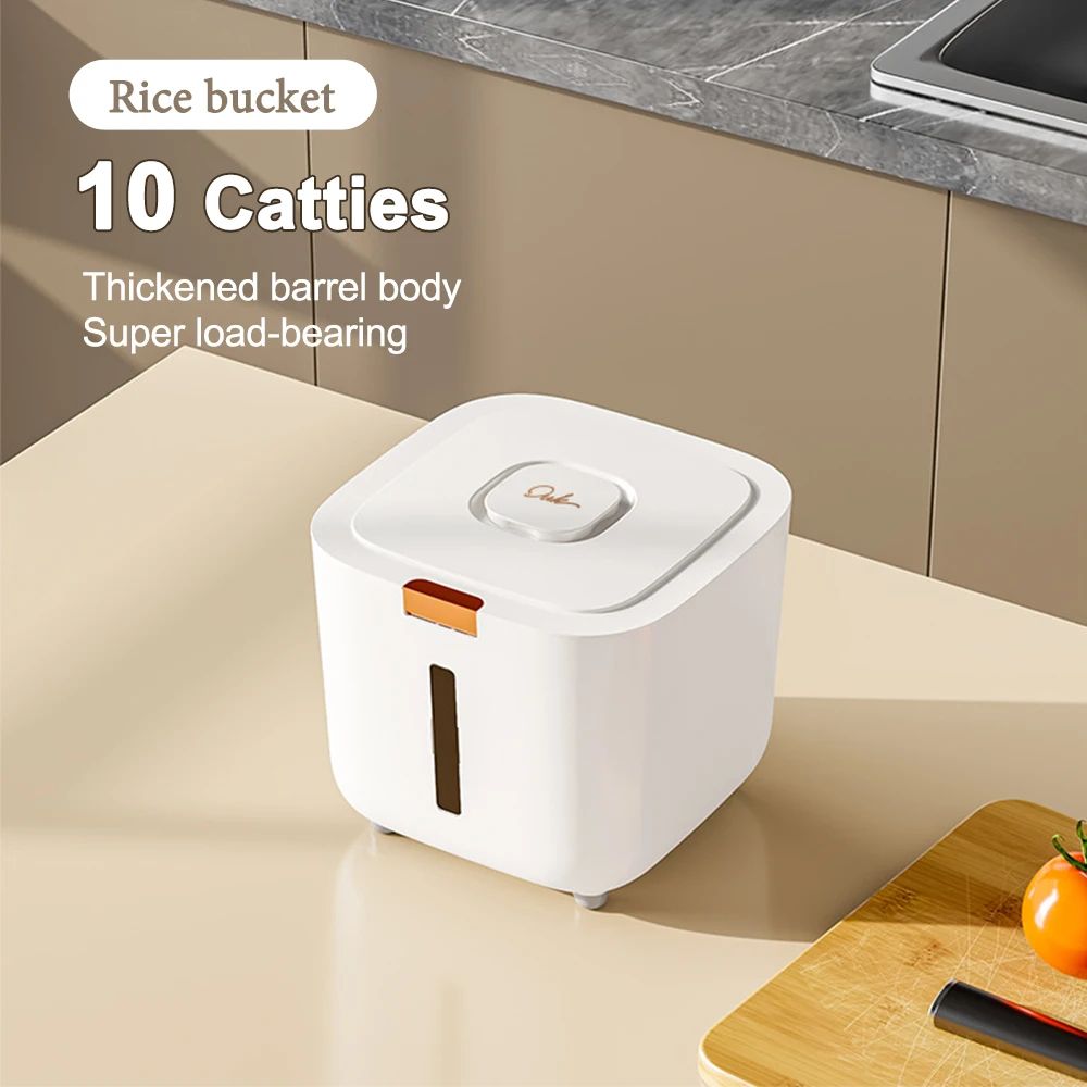 Airtight Rice Storage Container 5–10KG – Moisture-Proof Grain Storage Box with Sealed Lid