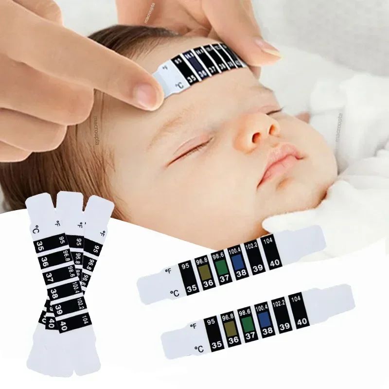 QuickCheck Baby Forehead Thermometer Strips – Instant Fever Temperature Stickers for Kids & Infants