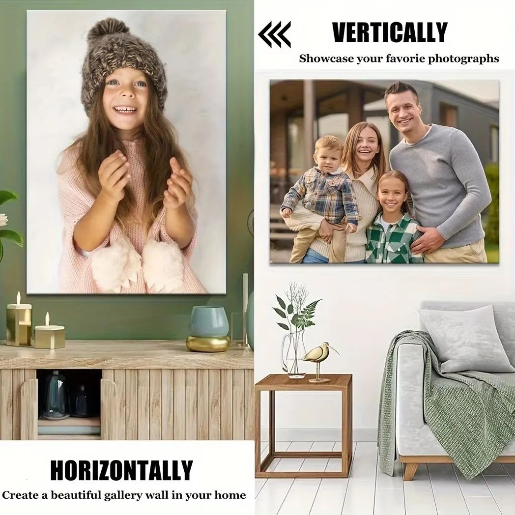 Custom Canvas Print – Personalized Photo to Canvas Wall Art for Home & Gifts